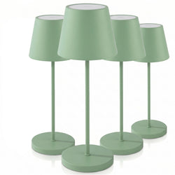 (4 sztuki) Lampa stołowa – MERLE – z 3 - stopniową regulacją jasności – Ø 110 mm – miętowa