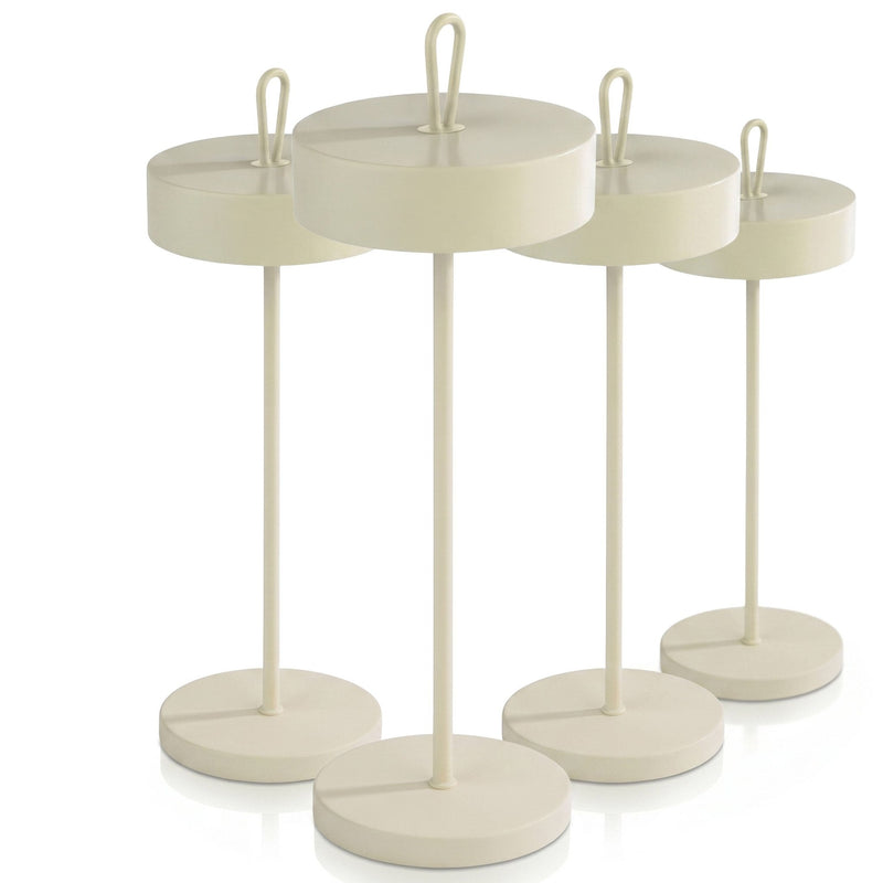 (4 sztuki) Lampa stołowa – CLEO – z 3 - stopniową regulacją jasności – Ø 120 mm – Whisper White
