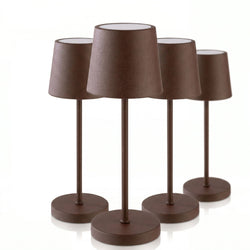 (4 sztuki) Lampa stołowa – MERLE MINI – z 3 - stopniową regulacją jasności – Ø 90 mm – ruszt