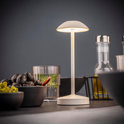 (4 sztuki) Lampa stołowa – ALVA – z 3 - stopniową regulacją jasności – Ø 80 mm – Whisper White