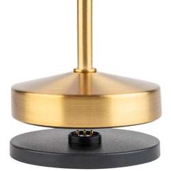 (4 sztuki) Lampa stołowa – ALVA – z 3 - stopniową regulacją jasności – Ø 80 mm – złota