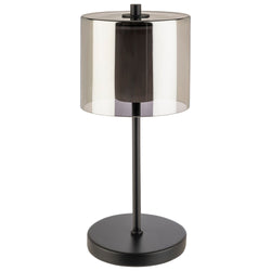 (4 sztuki) Lampa stołowa – ANTON – z 3 - stopniową regulacją jasności – Ø 120 mm – czarna