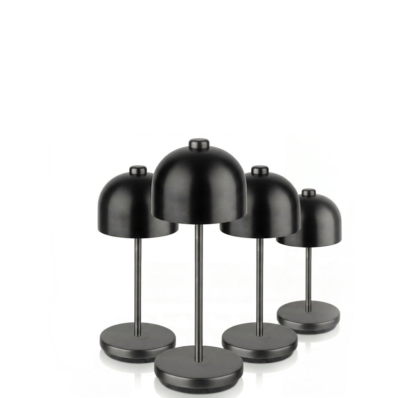 (4 sztuki) Lampa stołowa – JOSEF MINI – z 3 - stopniową regulacją jasności – Ø 80 mm – czarna