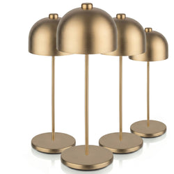 (4 sztuki) Lampa stołowa – JOSEF – z 3 - stopniową regulacją jasności – Ø 110 mm – kolor szampanowy
