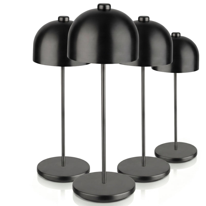 (4 sztuki) Lampa stołowa – JOSEF – z 3 - stopniową regulacją jasności – Ø 110 mm – czarna
