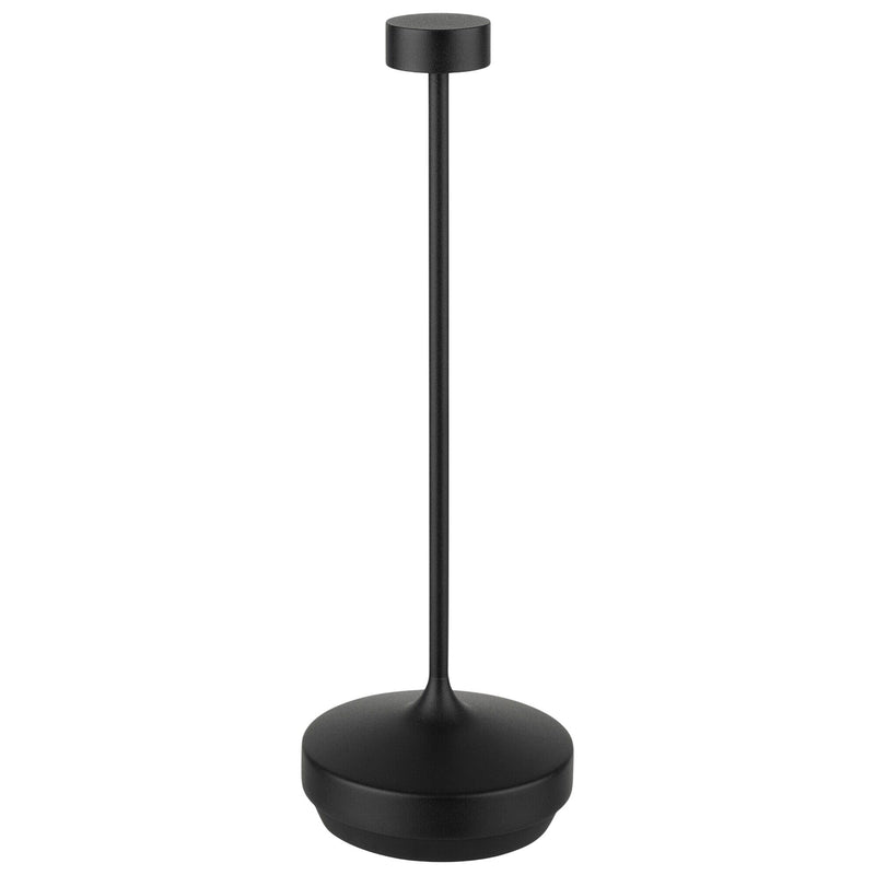 Tischleuchte - NISSRIN - dimmbar in 3 Stufen - Ø 80mm - Schwarz