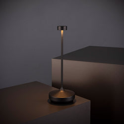 (4 sztuki) Lampa stołowa – NISSRIN – z 3 - stopniową regulacją jasności – Ø 80 mm – czarna