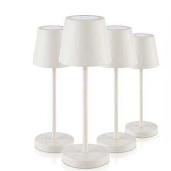 (4 sztuki) Lampa stołowa – MERLE MICRO – z 3 - stopniową regulacją jasności – Ø 80 mm – Whisper White