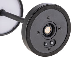 Tischleuchte - MERLE MICRO - dimmbar in 3 Stufen - Ø 80mm - Schwarz
