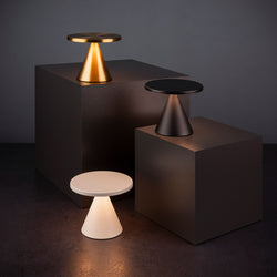 (4 sztuki) Lampa stołowa – CONE MINI – Ø 130 mm – czarna