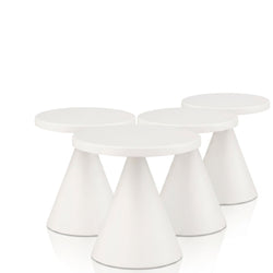 (4 sztuki) Lampa stołowa – CONE MINI – Ø 130 mm – Whisper White