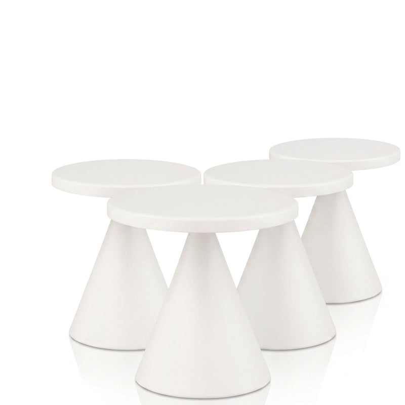 (4 sztuki) Lampa stołowa – CONE MINI – Ø 130 mm – Whisper White