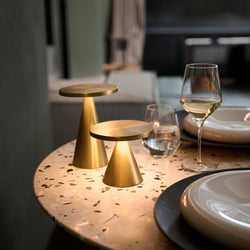 Tischleuchte - CONE - Ø 130mm - Gold