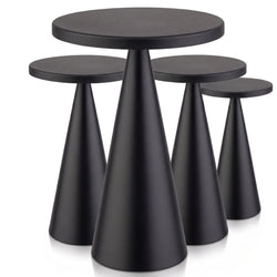 (4 sztuki) Lampa stołowa – CONE – Ø 130 mm – czarna