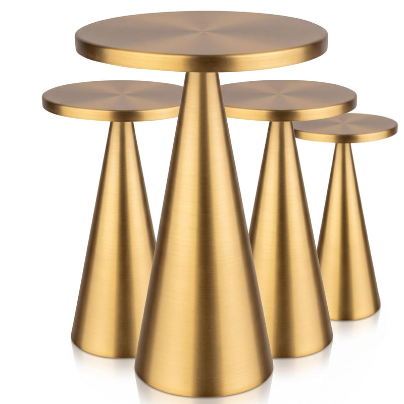 (4 sztuki) Lampa stołowa – CONE – Ø 130 mm – złota