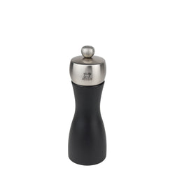 (6 sztuk) PEUGEOT | FIDJI – Młynek do pieprzu – drewno – czarny matowy – wysokość: 150 mm