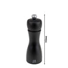 (6 szt.) PEUGEOT | Młynek do pieprzu TAHITI – drewno – wysokość: 150 mm – czarny mat
