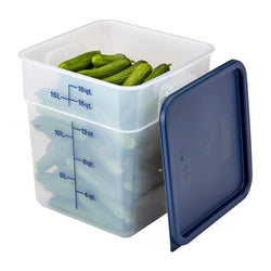 (6 sztuk) CAMBRO | CAMSQUARES® – pojemniki – 17,2 litra – przezroczyste