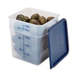 (6 sztuk) CAMBRO | CAMSQUARES® – pojemniki – 17,2 litra – przezroczyste