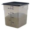 (6 sztuk) CAMBRO | CAMSQUARES® – pojemniki – 17,2 litra – przezroczyste