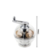 (6 pcs) PEUGEOT | Nutmeg mill TIDORE – acrylic – height: 110 mm – with crank handle