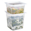 CAMBRO | CAMSQUARES® - Zestaw pojemników FreshPro - 8 sztuk - 2x 0,95 litra i 2x 0,47 litra - Przezroczysty