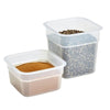 CAMBRO | CAMSQUARES® - Zestaw pojemników FreshPro - 8 sztuk - 2x 0,95 litra i 2x 0,47 litra - Przezroczysty