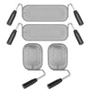(4 szt.) Zestaw koszy do gotowania makaronu - 2x 1/3 & 2x 1/6