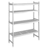 Basic shelves made of aluminum (anodized) - 1190 x 1685 mm