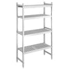 Basic shelves made of aluminum (anodized) - 893 x 1685 mm