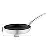 Patelnia do smażenia – aluminium – Ø 360 mm – wysokość: 60 mm – z powłoką teflonową, zdjęcie 2 z 5