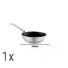 (3 szt.) Zestaw patelni wok - aluminium - Ø 240/280/300mm - z powłoką nieprzywierającą - 3-częściowy