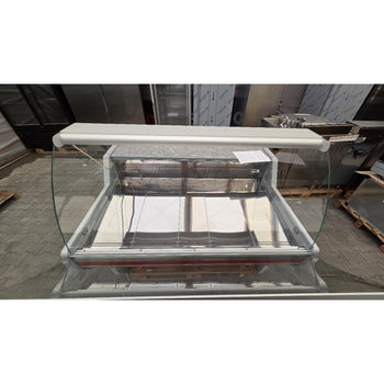 Lada chłodnicza - 1500 mm - z oświetleniem - panel przedni w kolorze czerwonym - Prime Gastro