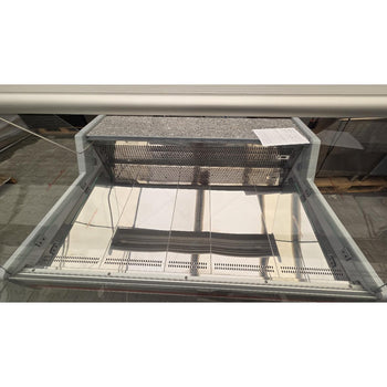 Lada chłodnicza - 1500 mm - z oświetleniem - panel przedni w kolorze czerwonym - Prime Gastro