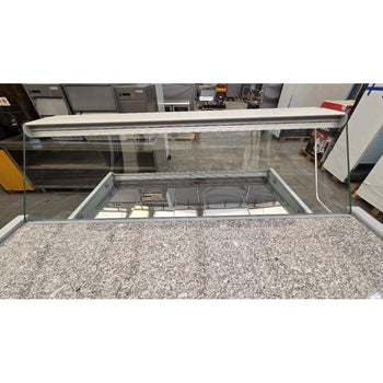 Lada chłodnicza - 1500 mm - z oświetleniem - panel przedni w kolorze czerwonym - Prime Gastro