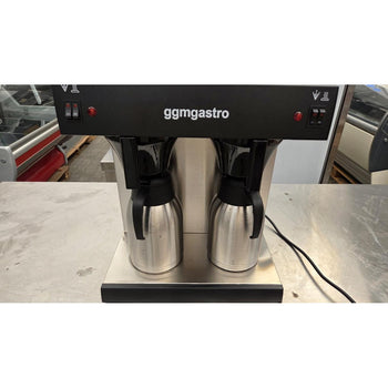 Ekspres do kawy z filtrem - 2x 2 litry - 3,3 kW - z 2 płytami grzewczymi - włącznie z 2 termosami po każdy 2 litry - Prime Gastro