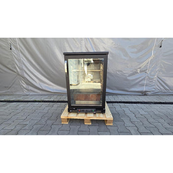 Dojrzewanie na sucho szafa do dojrzewania mięsa 0,59 m - z 1 szklanymi drzwiami - czarna