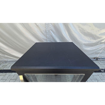 Dojrzewanie na sucho szafa do dojrzewania mięsa 0,59 m - z 1 szklanymi drzwiami - czarna