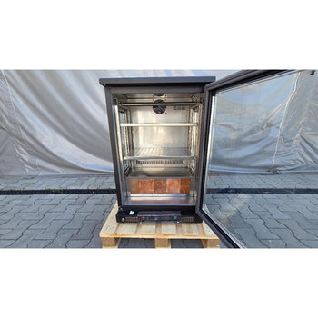 Dojrzewanie na sucho szafa do dojrzewania mięsa 0,59 m - z 1 szklanymi drzwiami - czarna