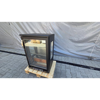 Dojrzewanie na sucho szafa do dojrzewania mięsa 0,59 m - z 1 szklanymi drzwiami - czarna