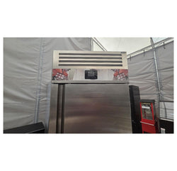 Chłodziarka do czekolady stal nierdzewna PREMIUM - GN 2/1 - 700 litrów - z 1 drzwiami