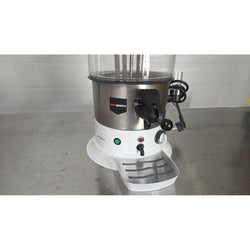 Dozownik do czekolady / Salep - 9 litrów - biały/srebrny