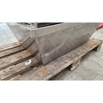 Stołowa witryna na lody - 870 mm - statyczna - na 4x 5-litrowe pojemniki na lody - kopułowa pokrywa - pokrywa otwierana na stronę obsługi