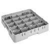 CAMBRO | Cup dishwasher rack 1/1 CAMRACK® – with 20 compartments – 500 x 500 x 101 mm – grey, image 1 of 3