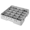 CAMBRO | Cup dishwasher rack 1/1 CAMRACK® – with 20 compartments – 500 x 500 x 101 mm – grey, image 3 of 3