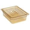 (6 szt.) CAMBRO | Pokrywa GN 1/2 H-PAN™ – płaska – odporna na wysoką temperaturę – z uchwytem – bursztynowa, zdjęcie 4 z 8