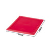 (6 sztuk) CAMBRO | SafeTrak – pokrywki z polipropylenu GN 1/2 – czerwone