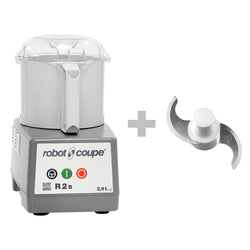 ROBOT COUPE | R 2B – krajalnica stołowa / krajalnica do hummusu – 2,9 litra – 550 W – 1500 obr./min