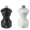 (6 sztuk) PEUGEOT | BISTRO – Młynek do soli i do pieprzu – drewno – czarno-biały – wysokość: 100 mm