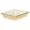 (6 sztuk) CAMBRO | H-PAN™ – pojemnik żaroodporny GN 1/2 – kolor bursztynowy – wysokość: 65 mm